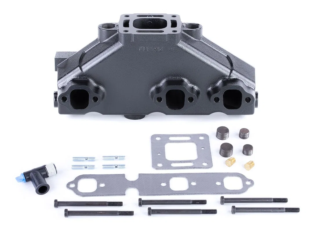 18-1952-1 – SIERRAMARINE Exhaust Manifold, Cast Iron With Gasket Without Mounting Hardware Fits Mercruiser Stern Driv...